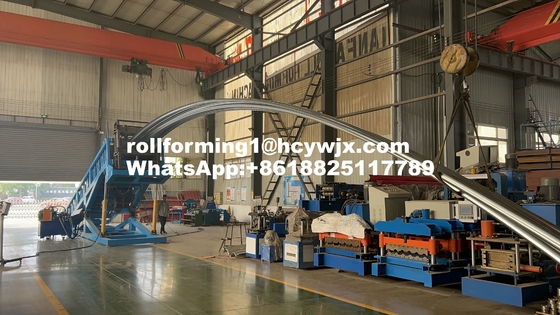 Big Span Cold Roll Forming Machine Arched Boards Production